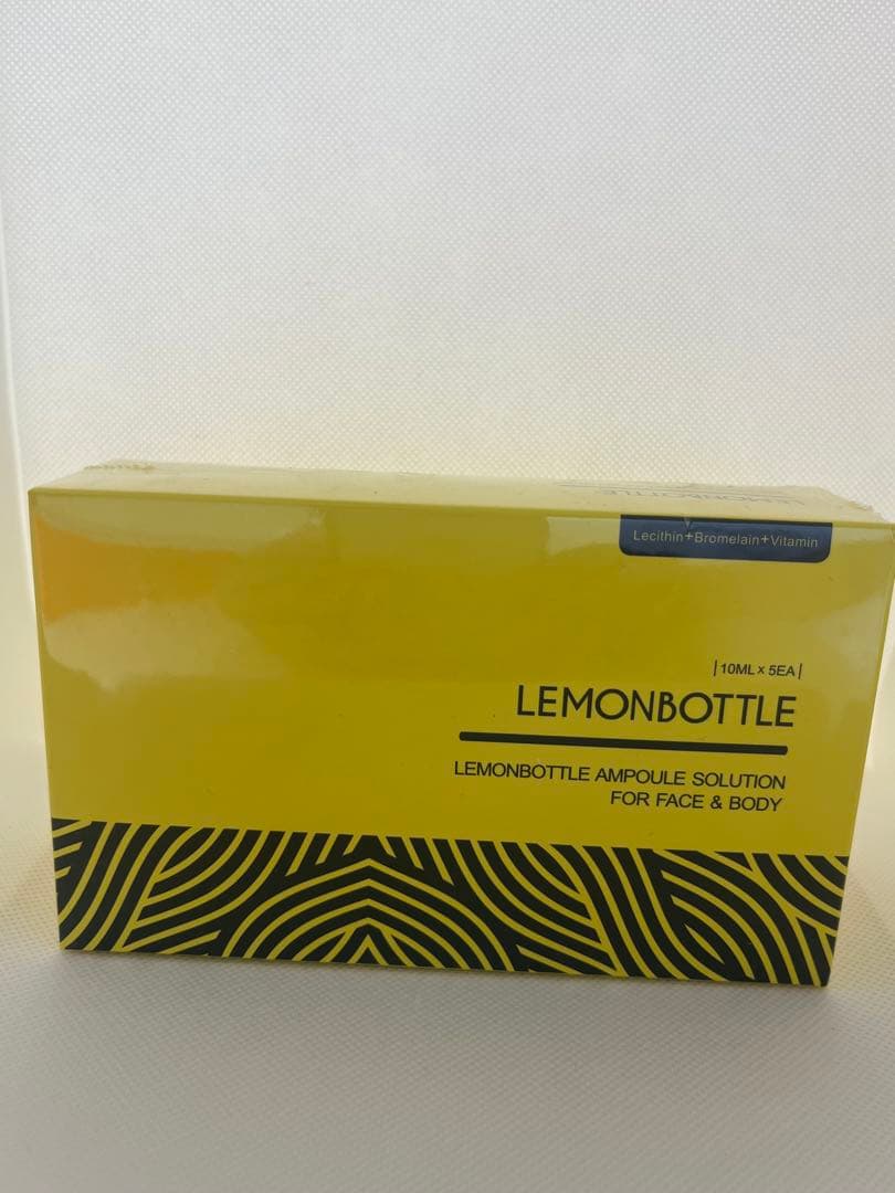 即日発送！正規品レモンボトル 10ml×5本☆脂肪溶解 美容液 小顔 ダイエット 5個セット】レモンボトル(10ml×5バイアル)(脂肪分解剤)