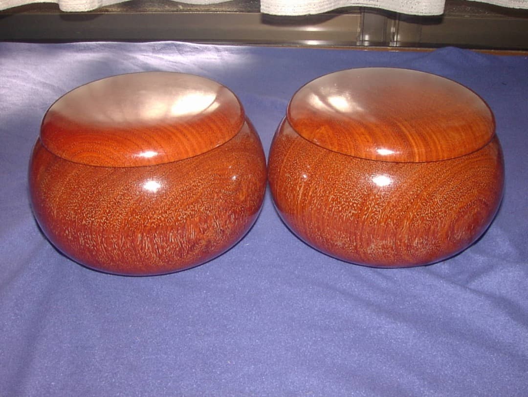 碁笥 天然銘木 花梨 超特大 並 40号 と 碁石 鳳凰碁石 松印 碁笥 天然銘木 花梨 超特大 並 40号 と 碁石 鳳凰碁石 松印