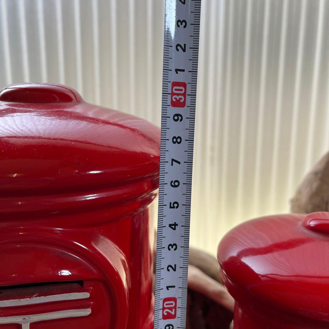 レトロ／郵便ポスト貯金箱／希少／特大・大・中・小【まとめ売り4点