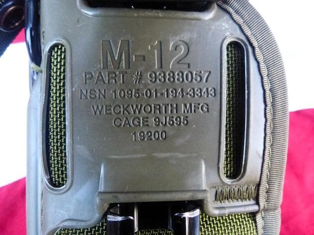 米軍実物 M-12 ホルスター M9 ベレッタ 92F WECKWORTH 59