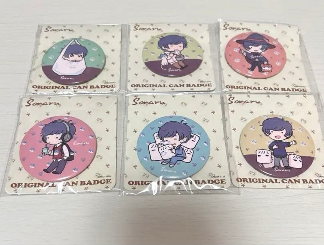 そらる 缶バッジ 6個セット - メルカリ
