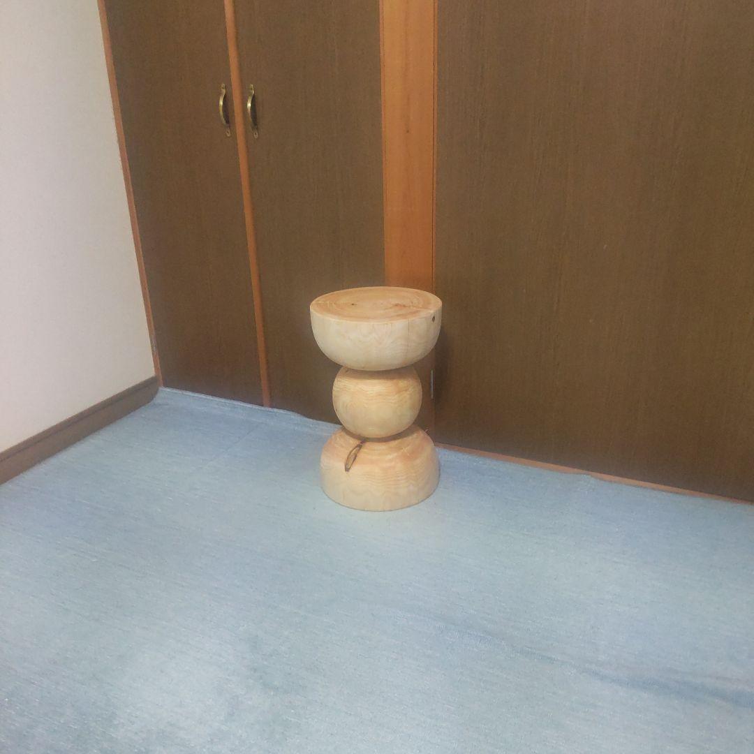 花さん専用丸太椅子 スツール ひのき切り株のスツール】丸太椅子 オブジェ フラワーディスプレイ