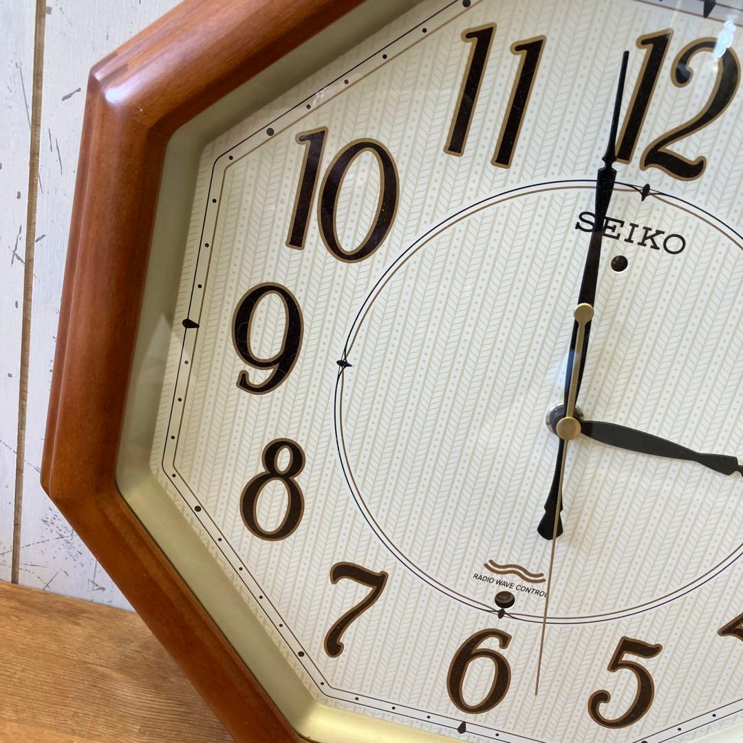 SEIKO セイコー ラジオ ウェーブ コントロール 壁掛け時計 ウォール