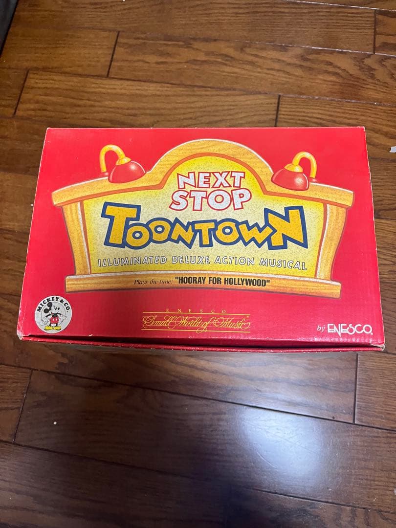 ディズニー トゥーンタウン バス ミュージカル オルゴール ENESCO 完動