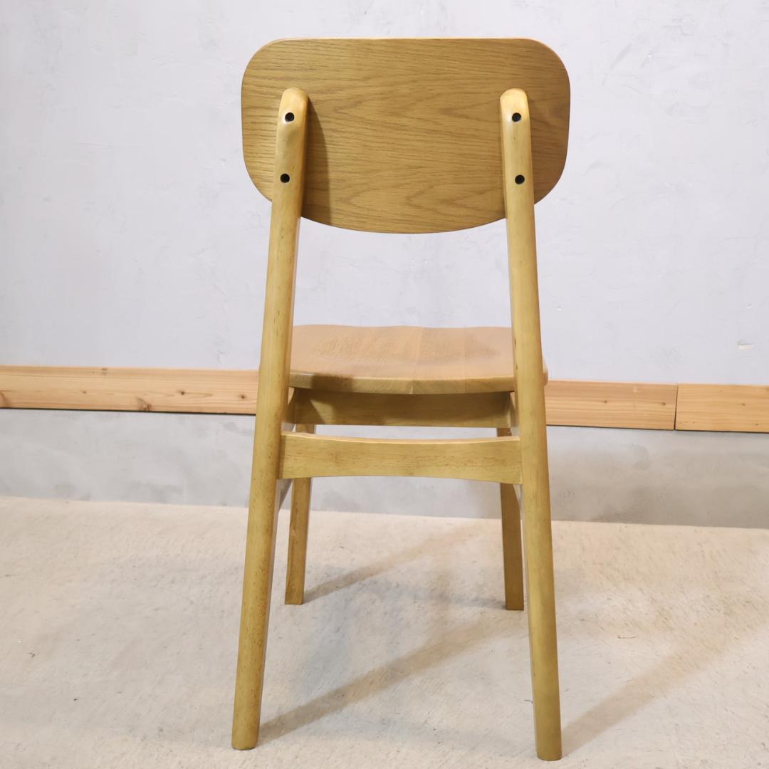 ICHIBA 市場家具 Rasic オーク材 ダイニングチェア レトロ 椅子 - メルカリ