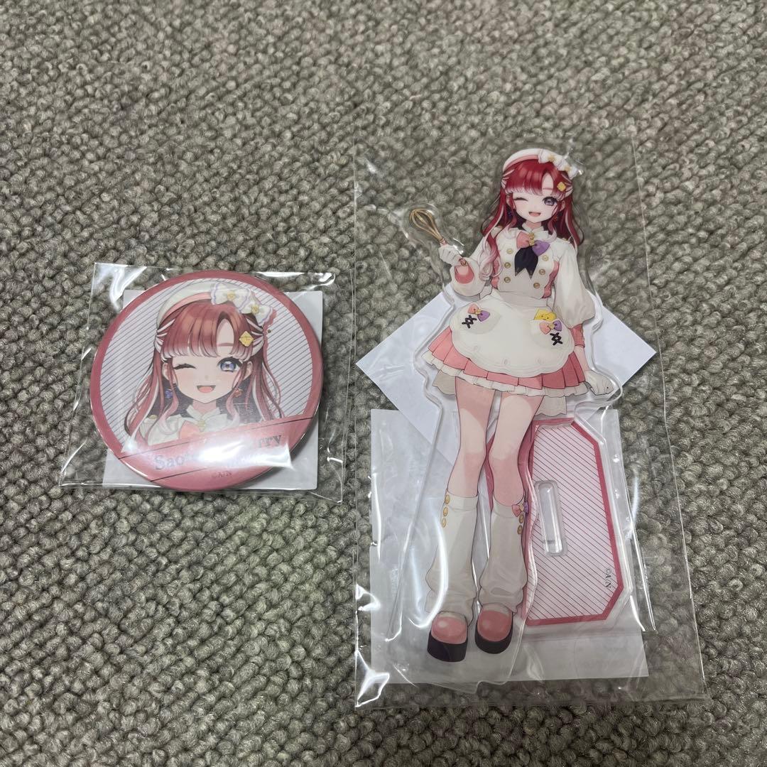 早乙女ベリー welcome goods アクリルスタンド 缶バッジ - メルカリ