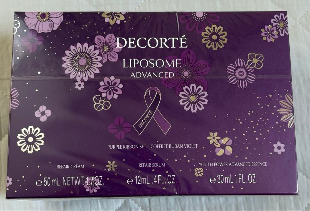 DECORTÉ 2025リポソームアドバンストリペアクリームパープルリボンセット コスメデコルテ リポソーム アドバンスト リペアセラム パープルリボン