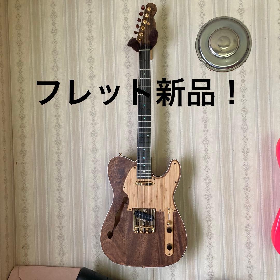 フレット新品！　ハンドメイド　テレキャスター　レバースイッチ仕様 トグルスイッチ付きテレキャスターコントロールプレート クローム通販