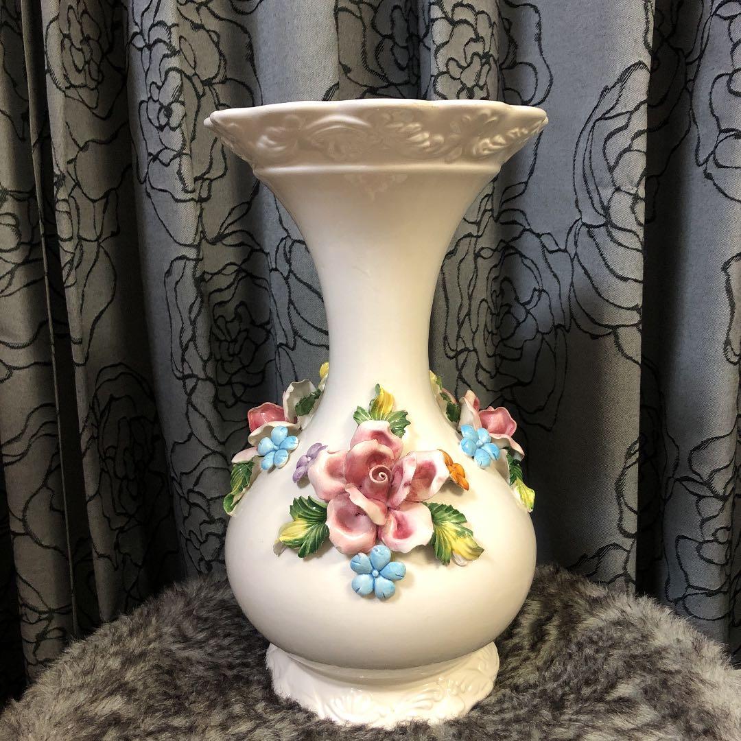 Capodimonte カポディモンテ 陶器 花瓶 - メルカリ