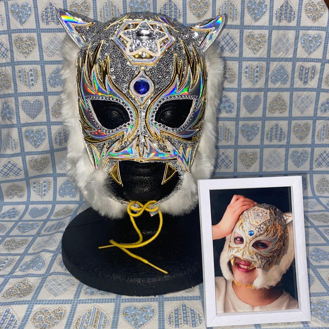 プロレス スターライト・キッド 実使用マスク ホワイトタイガー 白虎