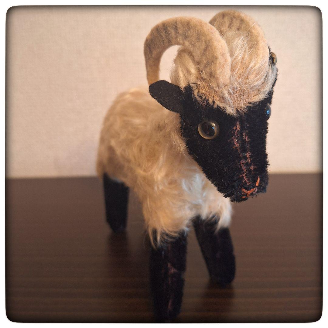 Heideschaf Snuchi 黒山羊 スヌッチ】ヴィンテージ シュタイフ - メルカリ