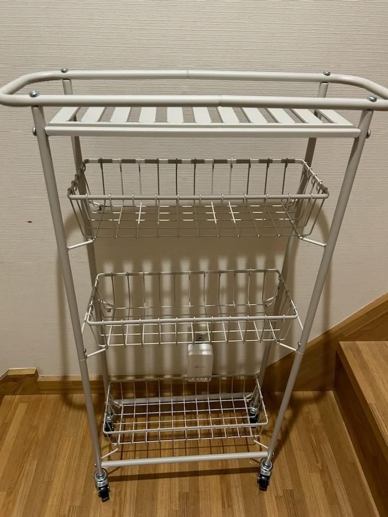 隙間収納 収納ワゴン キャスター付きで移動も楽々 ラック 楽天市場】【レビュー特典付き】キッチンワゴン キャスター付き スリム