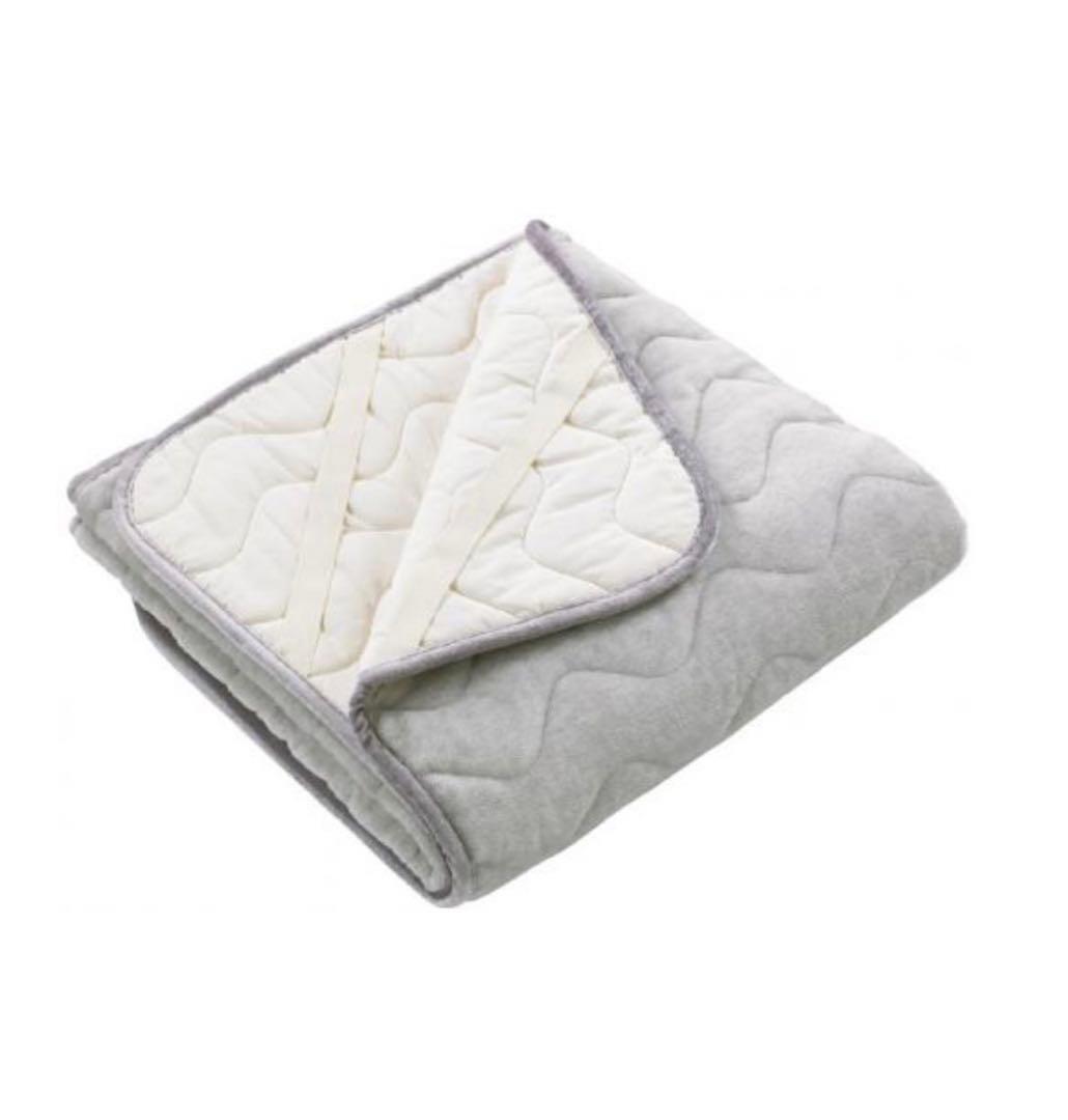 BS-FINE 敷きパッド　ダブルサイズ　グレー 楽天市場】BSファイン 敷パット（ダブルサイズ）着る岩盤浴BSファイン