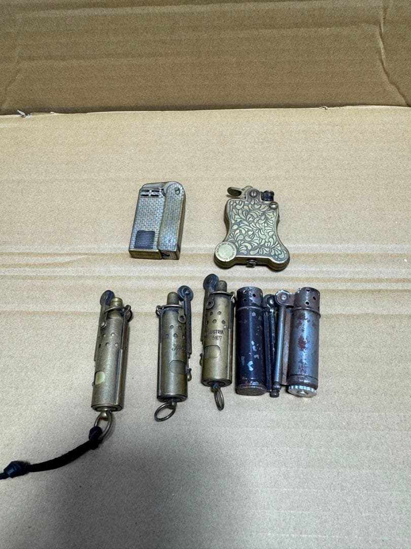 メタル製ライター まとめ　7台 Yahoo!オークション -「ジッポーライター 1933」の落札相場・落札価格