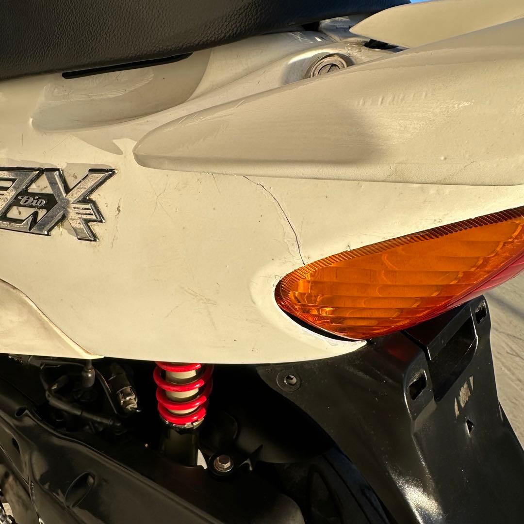 茨城 ホンダ ライブディオ AF35 DIO ZX 人気の白 120メーター - メルカリ