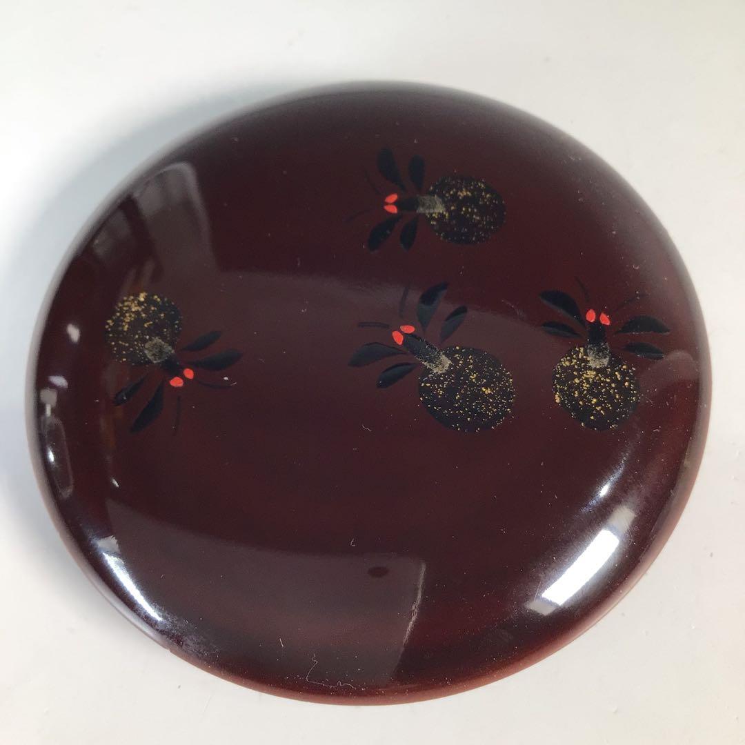 N969 棗 『長谷川恵史作』『溜塗』『蛍蒔絵』『金輪寺棗』 共箱