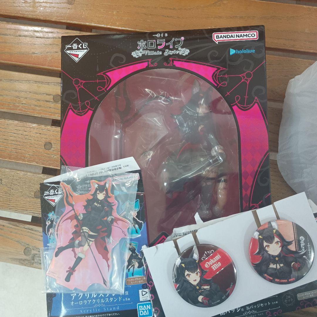 ホロライブ　一番くじ　大神ミオ Amazon | 一番くじ ホロ*ライブ vol.4 大神ミオ 4点セット