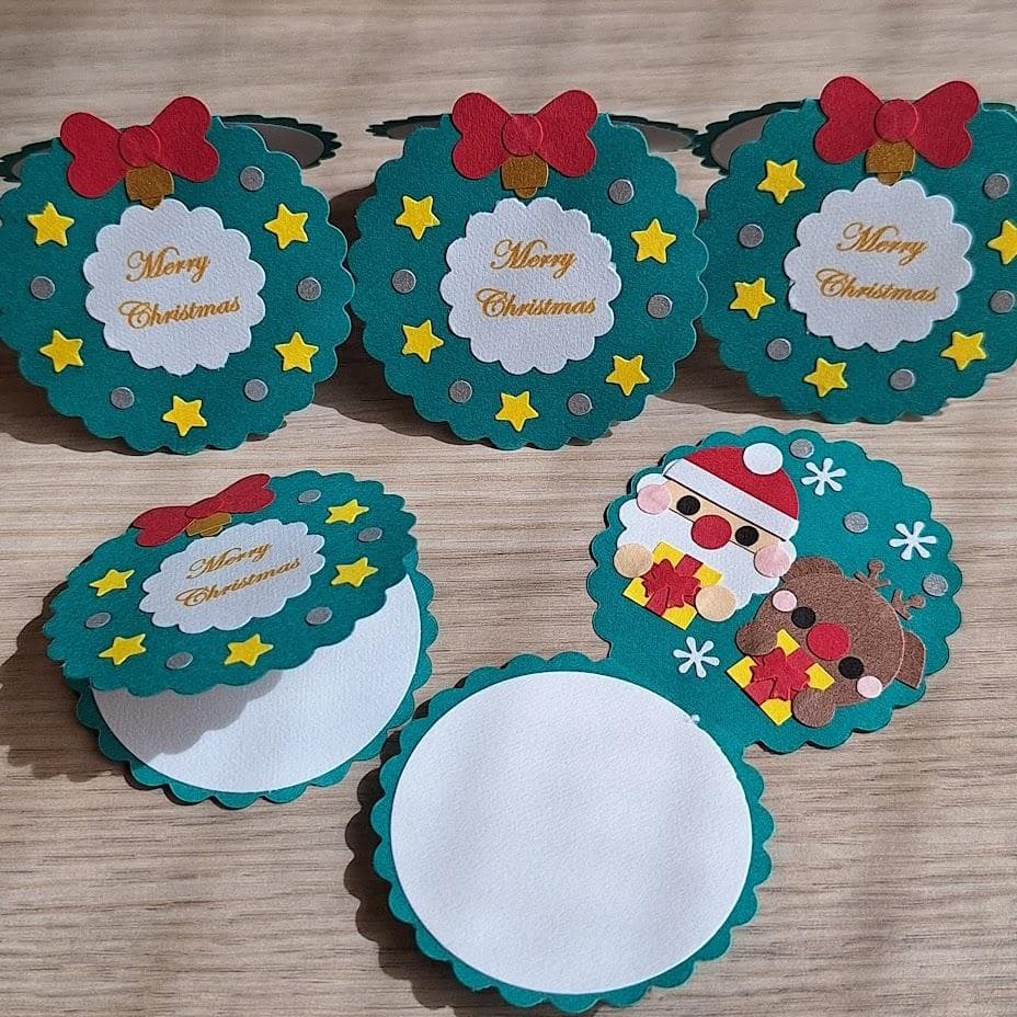 クリスマスカード⑤ メッセージカード クラフトパンチ 800円 - メルカリ