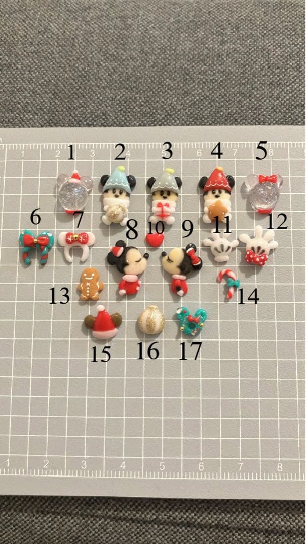 ネイルパーツ　クリスマス　オーダー　再開 クリスマスネイル 🎄❄️ 3Dパーツオーダー，スーパーロングネイル