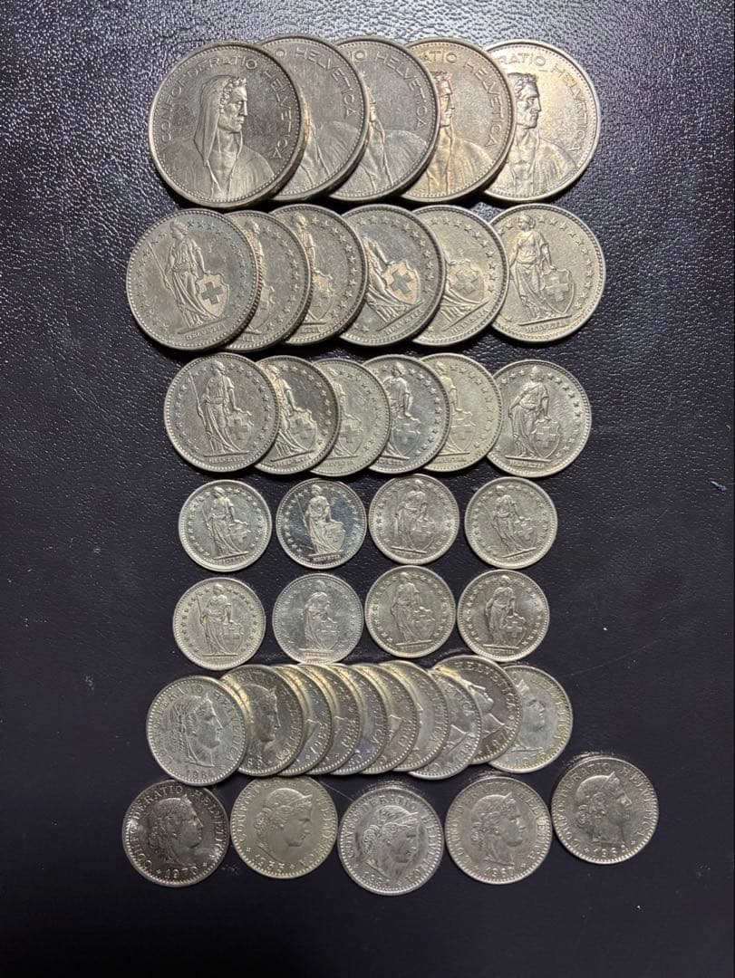 貨幣 スイス  スイス 旧貨幣 1/2 フラン【260262】 - メルカリ