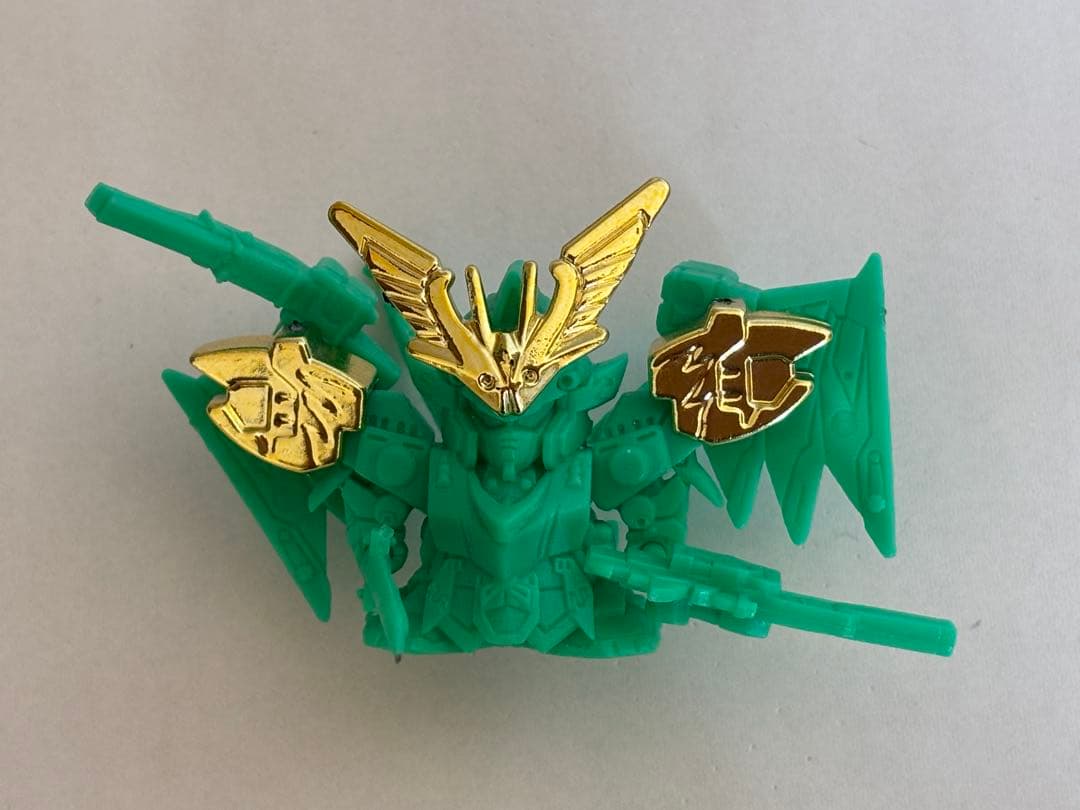 ガン消し SDガンダム 武者飛駆鳥 金メッキ 緑 - メルカリ
