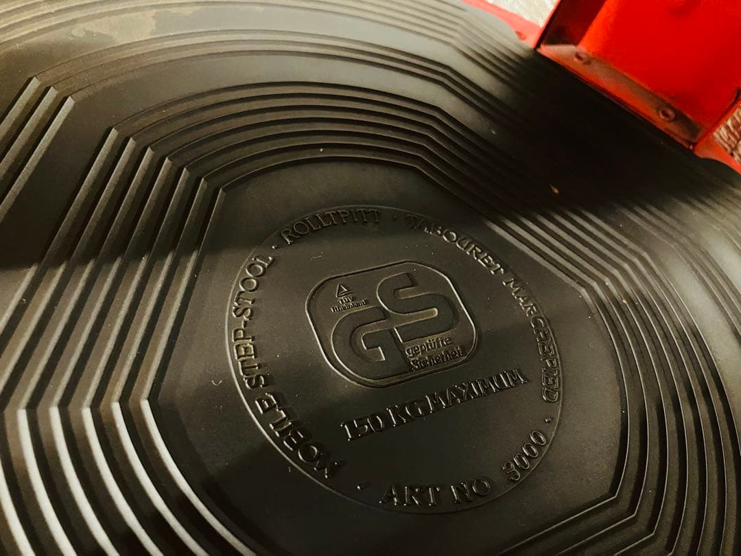 ビンテージ美品ドイツDAHLE社製Roll-aStepステップスツールスチール製