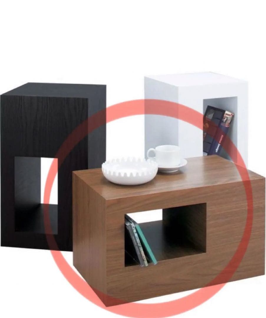 新品　CEL-70WH 東谷 セル サイドテーブル Amazon | AZUMAYA セル サイドテーブル CEL-70WH ※スツールとしても