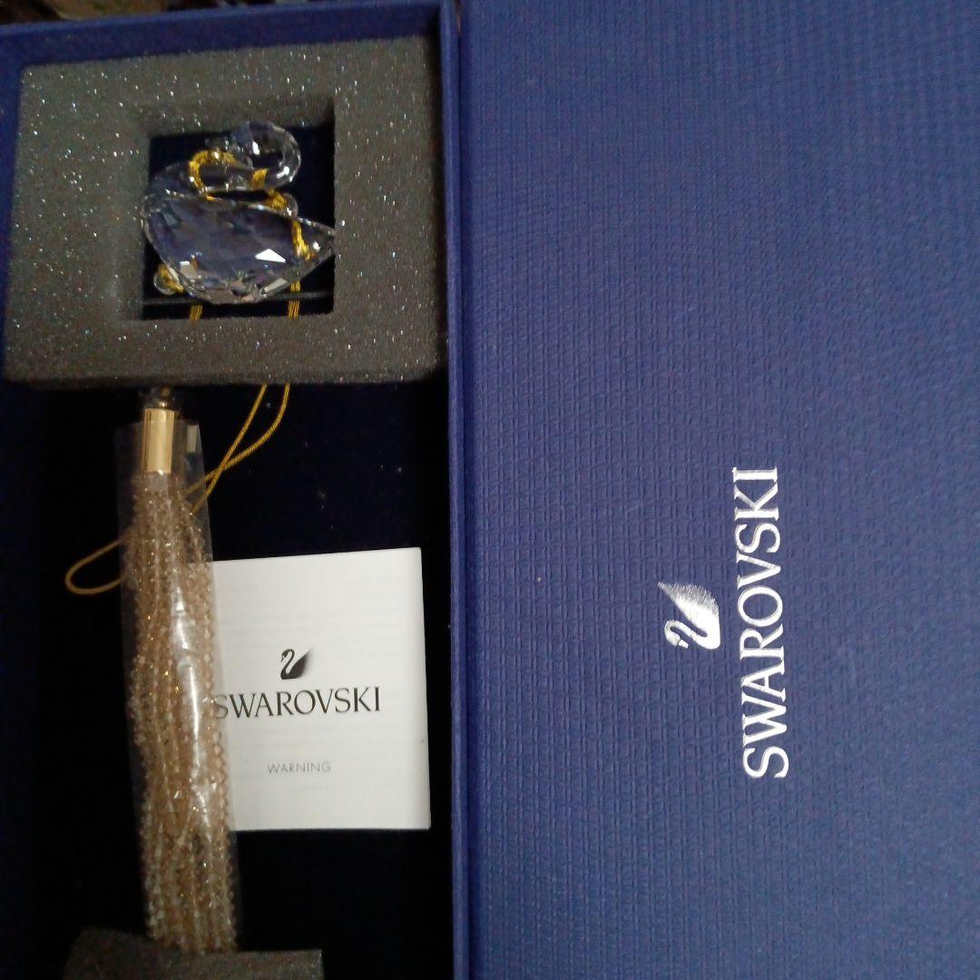 .599.スワロフスキー　スワン　オーナメント 正規店入荷】【名入れ代込】SWAROVSKI スワロフスキー スワン 2羽