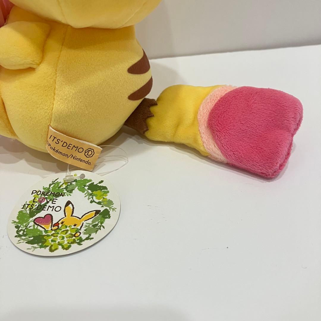 ポケモン ITS'DEMO イッツデモ フラワーピカチュウ ぬいぐるみ お花