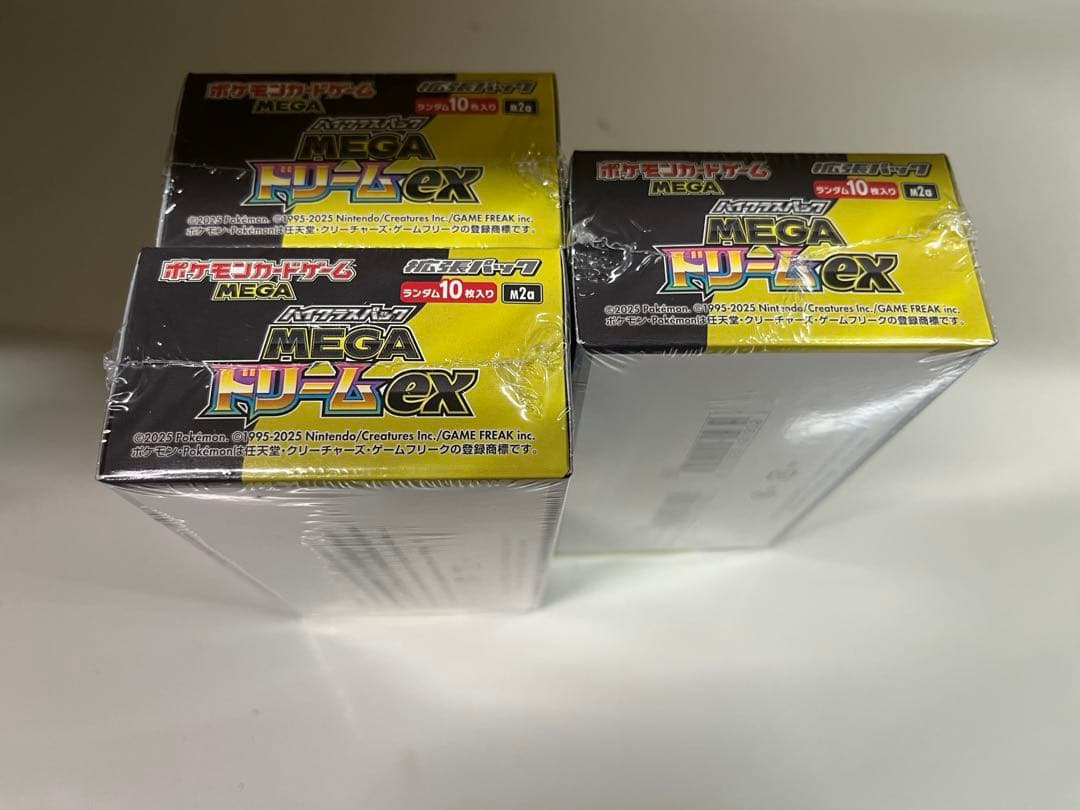 メガドリームexシュリンク付き3ボックス - メルカリ