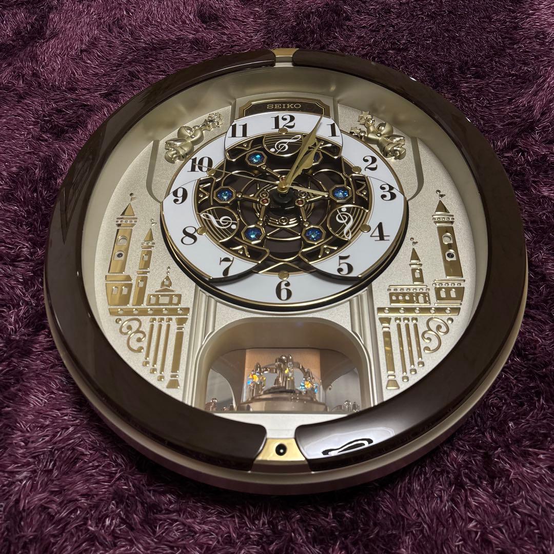 SEIKO RE579B からくり時計 掛け時計 からくり時計 壁掛け時計 ウエーブシンフォニー RE579B セイコー SEIKO