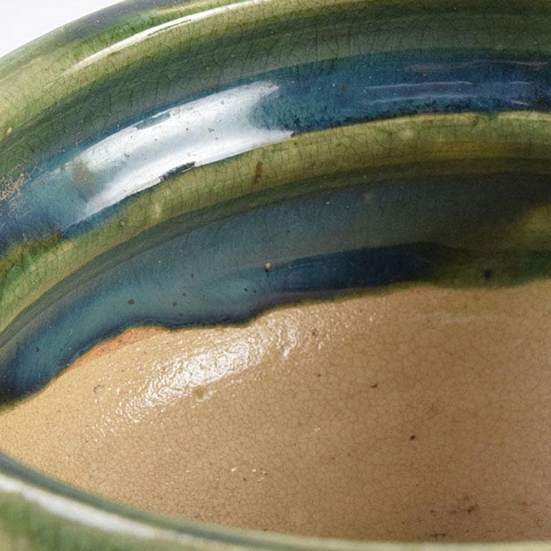 織部焼 古瀬戸窯 加藤作助作 手捻り茶碗 共箱 C R8994 - メルカリ