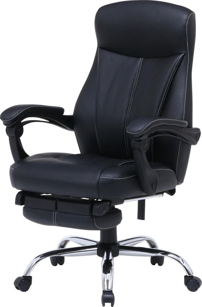 【新品・送料無料】リクライニングチェア　ゼクス　ブラック リクライニングチェア 座面高42～50cm ゼクス – ハウジー