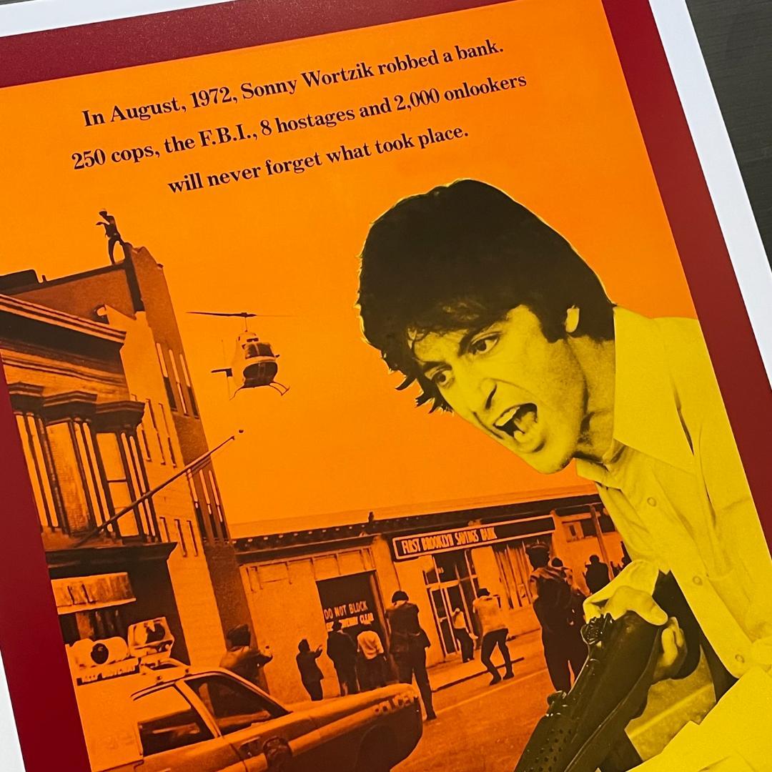 海外版ポスター『狼たちの午後』（Dog Day Afternoon）アルパチーノ