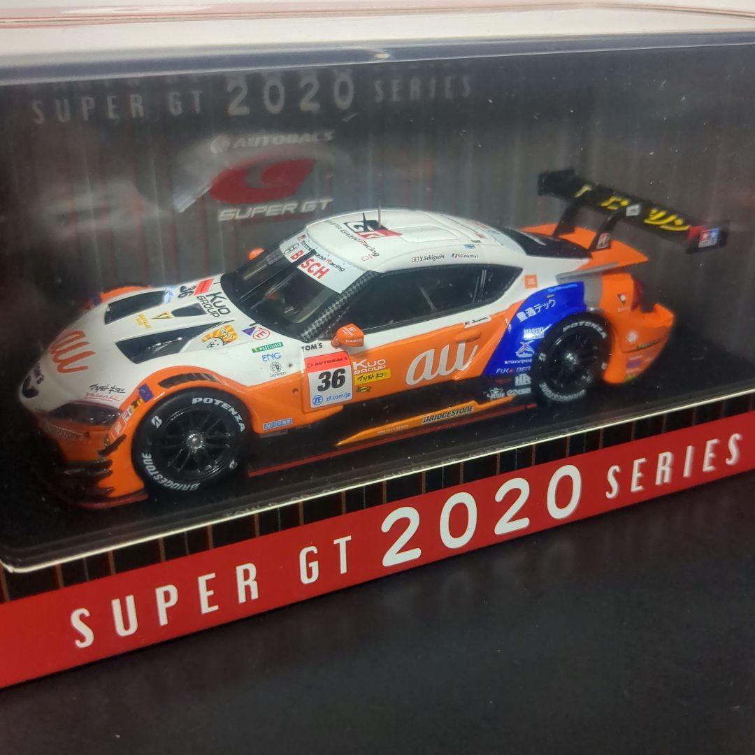 エブロ auトムスGRスープラ スーパーGT 2020 TOM'S Supra エブロ 1/43 au TOM'S GR スープラ GT スーパーGT 2020 No.36 45759