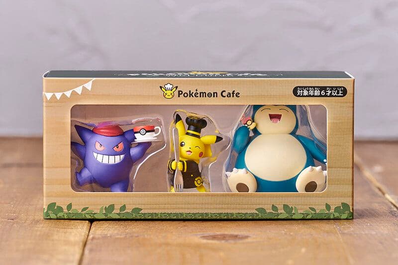 ポケモンカフェ フィギュアセット ピカチュウ ゲンガー カビゴン