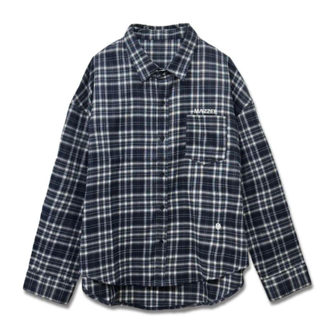 MAZZEL チェックシャツ Mサイズ RSF マーゼル MAZZEL “Royal Straight Flush