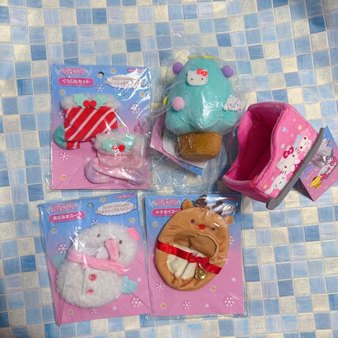 サンリオ　ぬいぐるみ　クリスマス　グッズ　5点セット サンタやエンジェルのコスチュームデザイン！サンリオ「2018年