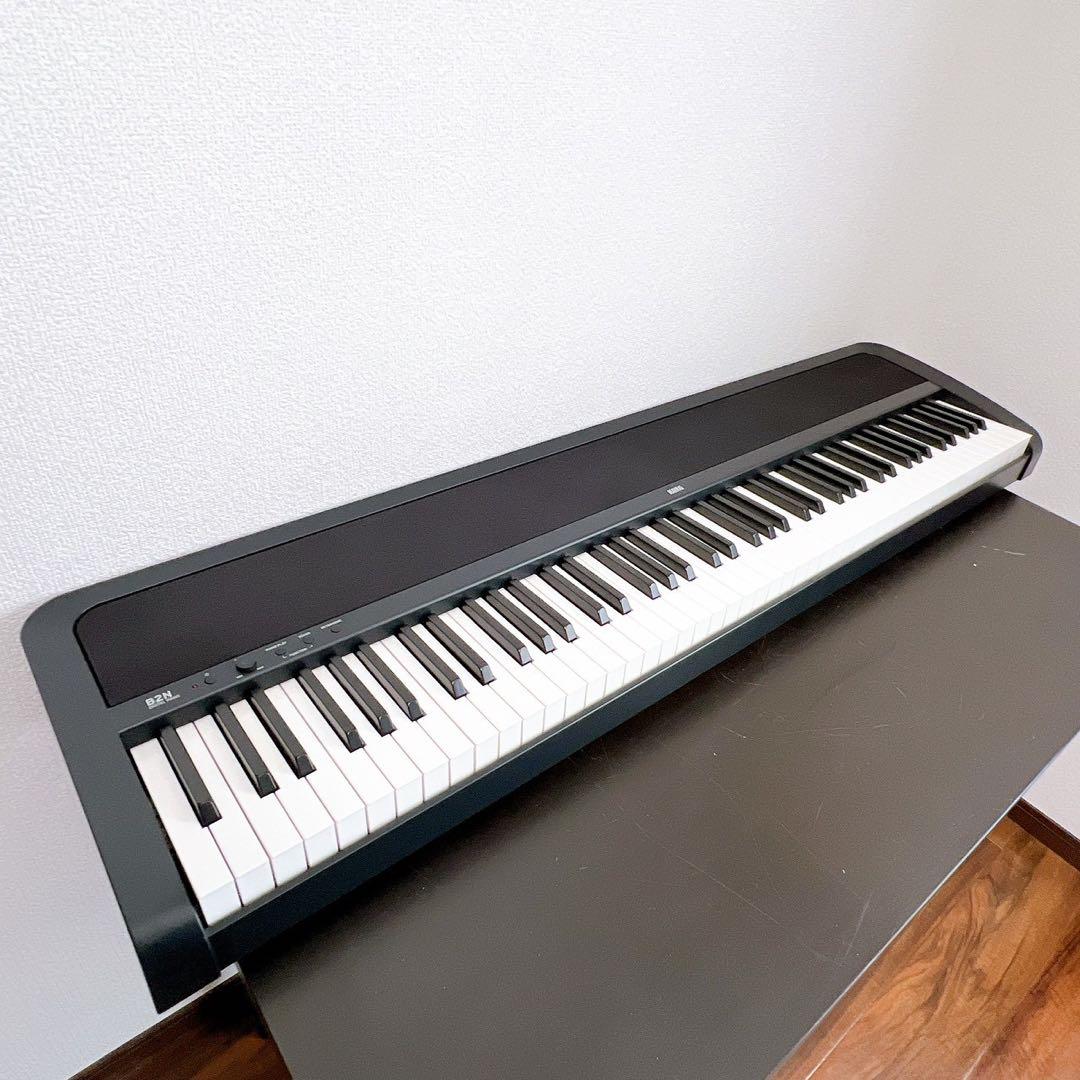 KORG 電子ピアノ B2N 88鍵盤 2020年製 ペダル 電源アダプター付 - メルカリ