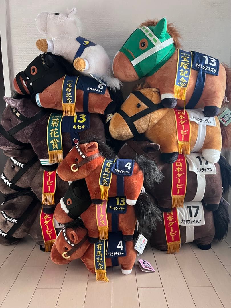 サラブレッドコレクション 12頭まとめ売り 12頭コンプ】サラブレッドコレクション ゲートインぬいぐるみ ラウンド