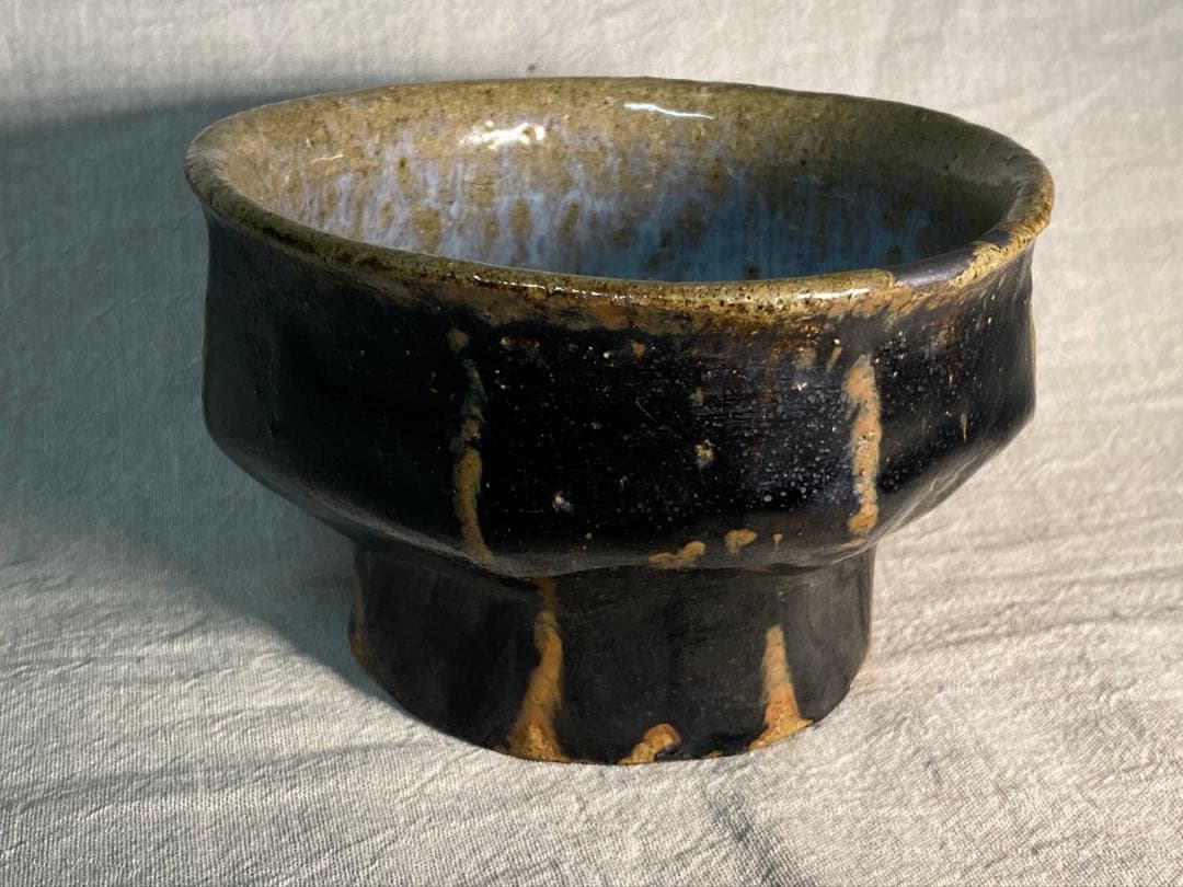 武内晴二郎作　黒釉面取鉢 陶芸家 武内晴二郎 －眼で作った仕事－』 | 大阪日本民芸館