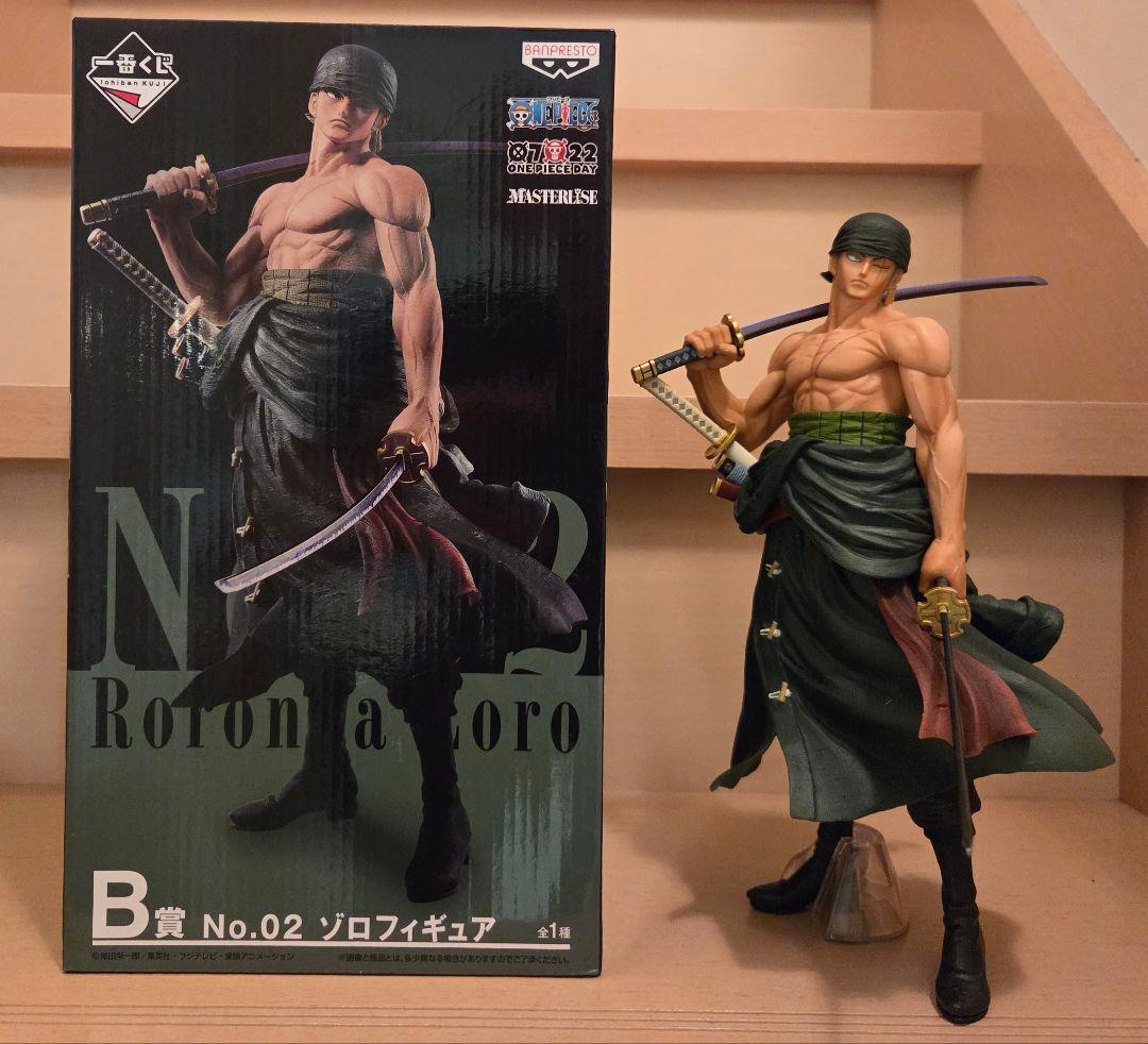 【開封品】ロロノア・ゾロ B賞 No.02 フィギュア ONE PIECE (ワンピース) B賞 No.02 ゾロ フィギュア ONE PIECE 一番