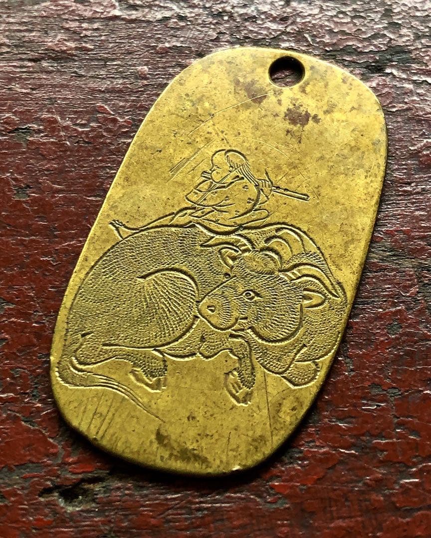 迷子札　2枚　認識票　鑑札　金工　名札 長崎の刻印アクセサリー＆名前入れ：ジョイクラフト【認識票・防災名札