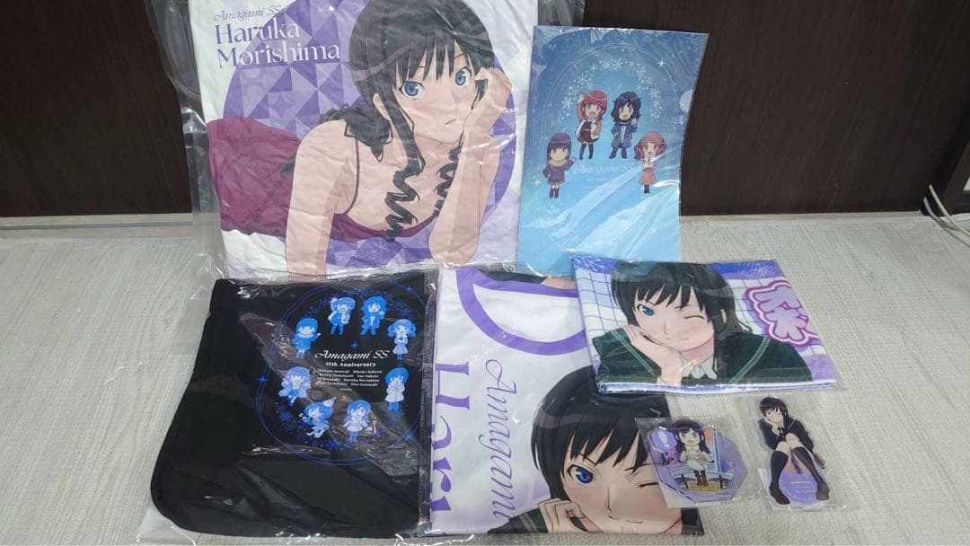 アマガミ15周年イベント森島はるか イベントグッズ7点セット アクリルスタンド等身／森島はるか（TVアニメ「アマガミSS」15周年記念