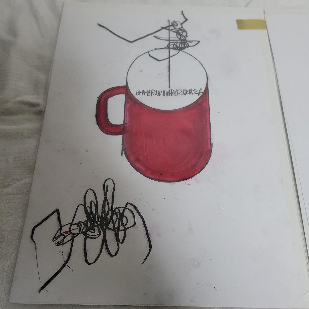 木原千春さん　ドローイング2枚セット