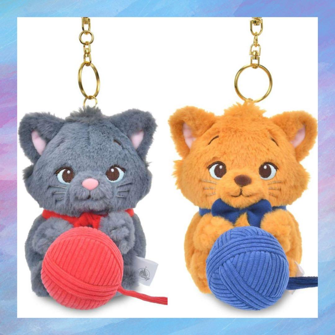 ベルリオーズ トゥルーズ　ぬいぐるみキーチェーン 毛糸玉 MOVE トゥルーズ ベルリオーズ ぬいぐるみキーホルダー・キーチェーン 毛糸