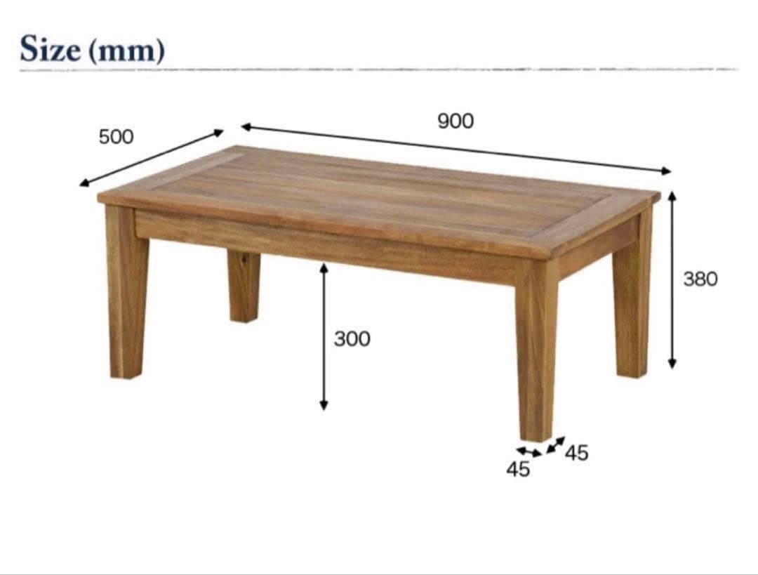 B-COMPANY Arunda 90ローテーブル 木製 北欧風 - メルカリ