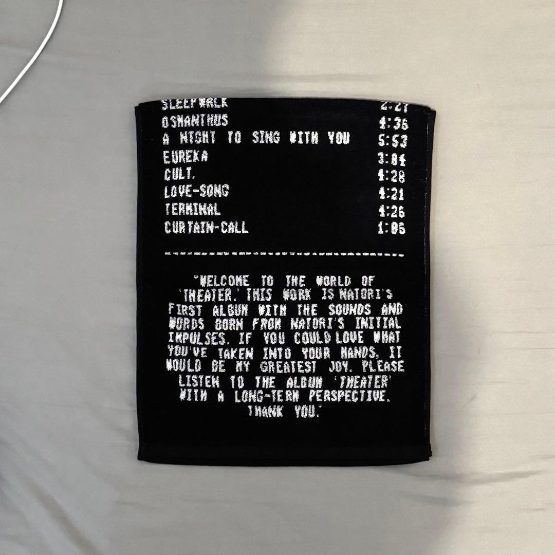 なとり 劇場フェイスタオル黒 - メルカリ