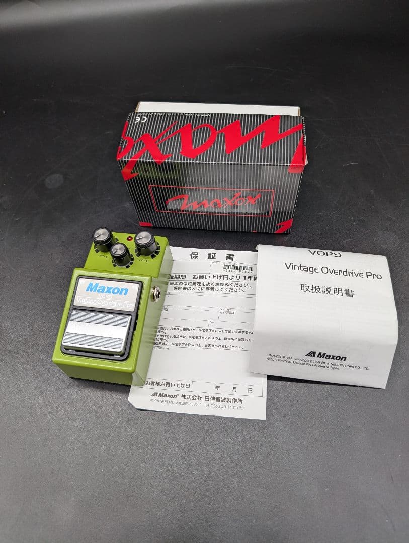 【動作OK】MAXON VOP9 Vintage Overdrive Pro Maxon VOP-9 Vintage Overdrive Pro - UNBOXING and DEMO - YouTube