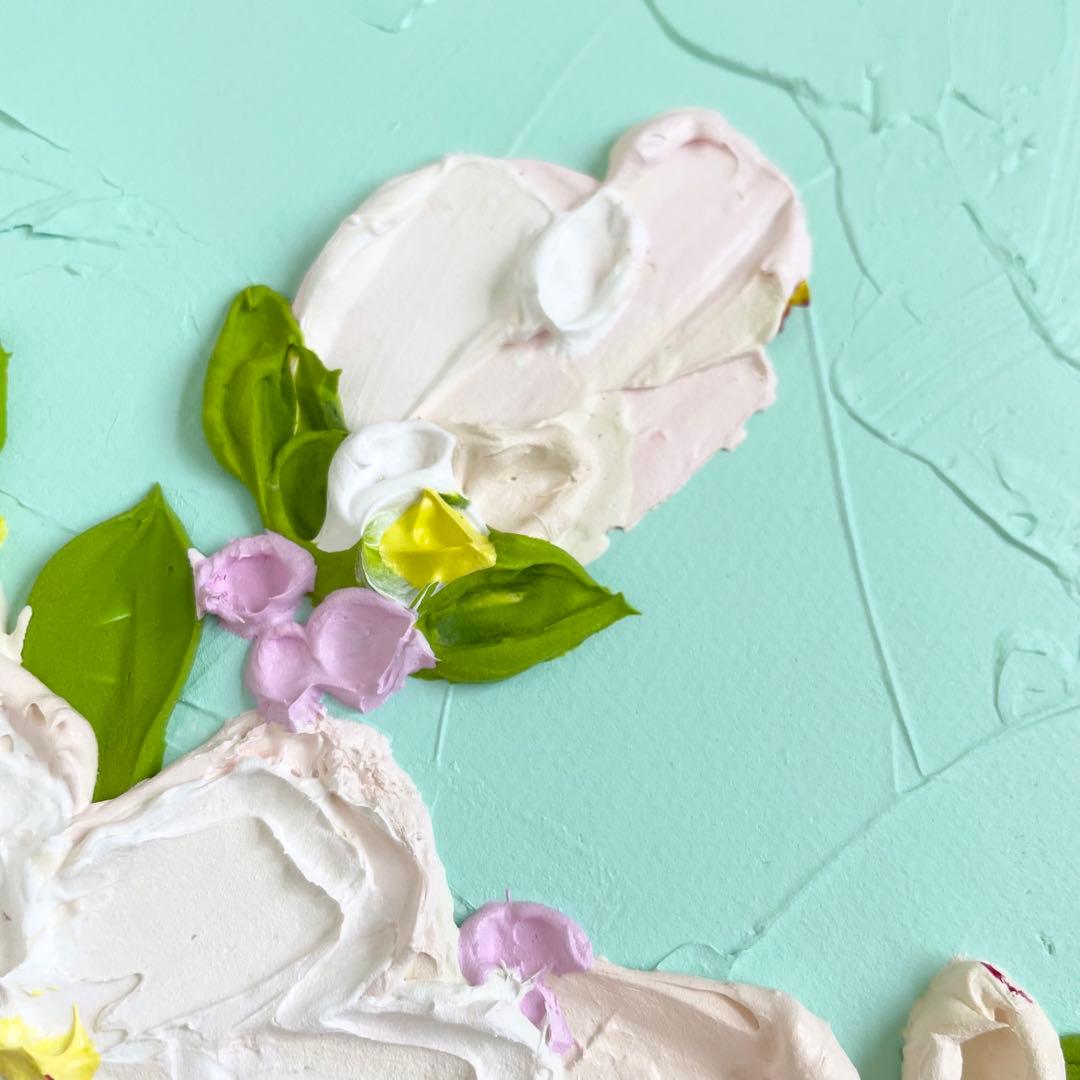 Spring 絵画原画 アクリル画テクスチャーアート